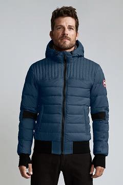 Chamarras Canada Goose Hombre Mexico - Cabri Chaqueta De Plumas Azules JW2340576